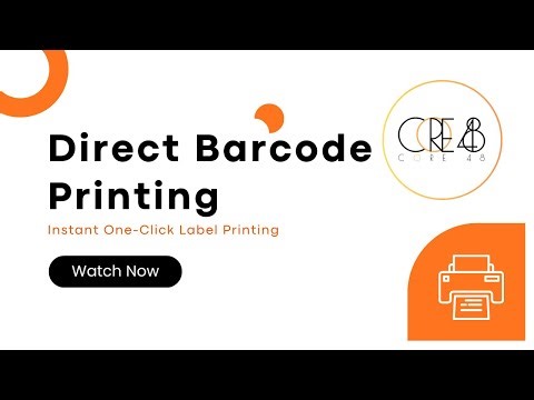 Instant Direct Barcode Label Printing for Odoo | One-Click Print Module