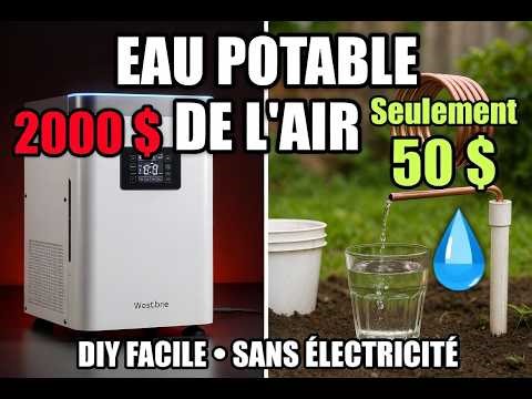 Comment produire de l'eau potable à partir de