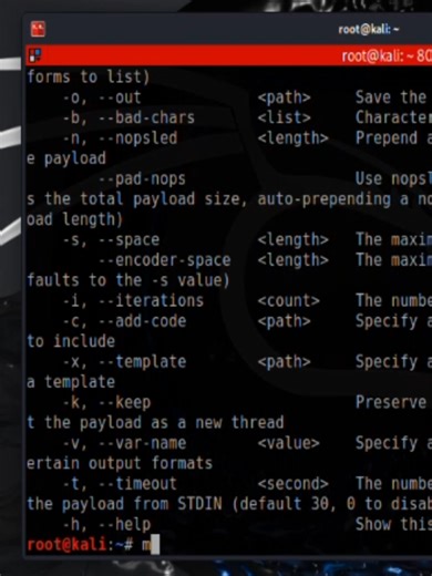 How to create your own backdoor payloads just practical basics... 🛑 Disclaimer: This content is for educational purposes only. Techniques shown must only be practiced in your own lab environment or on systems you fully own. Never use cybersecurity knowledge for illegal access. #EthicalHacking #CyberSecurity #BugBounty #KaliLinux #Pentesting #HackerMindset #CyberAwareness #LearningCyberSecurity #ForEducationalPurposesOnly