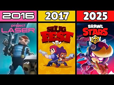 КАК СОЗДАВАЛСЯ БРАВЛ СТАРС В 2016 ГОДУ? ЭВОЛЮЦИЯ АЛЬФА ВЕРСИЙ PROJECT LASER и SLUG FEST