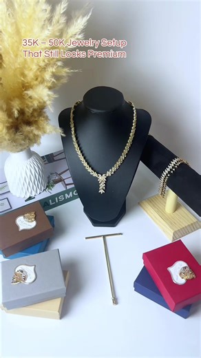 A beautiful jewelry setup doesn’t have to cost a fortune. This ₦35K–₦50K package is perfect for vendors starting out #beyondbasicprops #jewelrypropsvendorinnigeria #jewelrypropsinlagos #jewelrydisplayideas