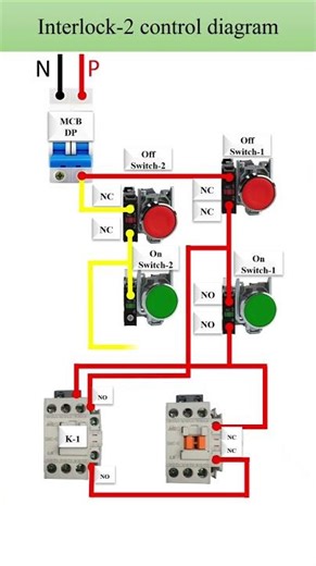 Motor Control Interlock System | Safe & Smart Control 🔒#MotorControl#InterlockSystem