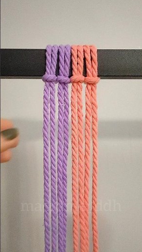 The Most Beautiful Macrame Pattern You Must Try | Easy DIY Knot for Beginners #shorts