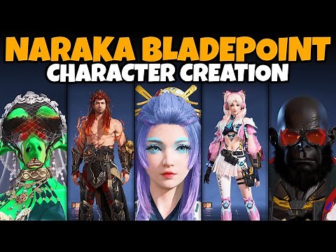 NARAKA: BLADEPOINT Character Creation (All Heroes, Male & Female, Full Customization Options, More!)