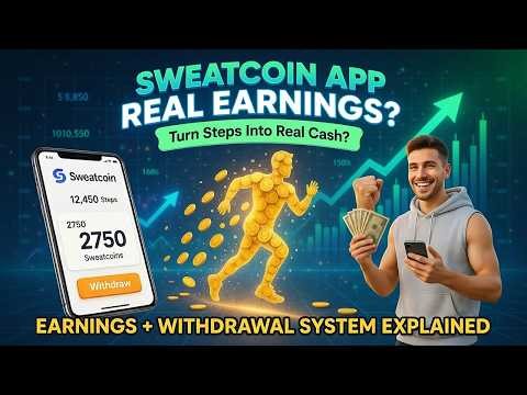 Sweatcoin App Review | Earnings Display & Withdrawal System Explained