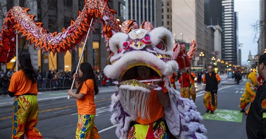 Chinese New Year parade in San Francisco