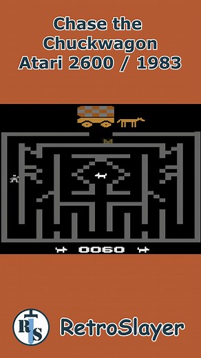 7.3K views · 135 reactions | Guide your pup through mazes in Chase the Chuckwagon for the Atari 2600 as you dodge obstacles and race toward the tasty prize. ️ #ChaseTheChuckwagon #Atari2600 #RetroGaming | Retro Slayer | Facebook