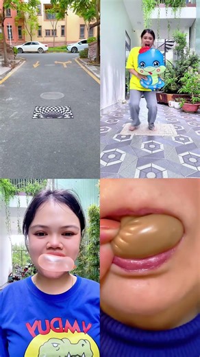 Optical Illusion Prank & Yummy Lip Candy! 🌀👄