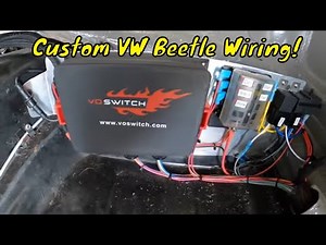 Custom VW Wiring Harness with Custom Switch Panel! Sickxty - Volksrod Franken Beetle Baja Build - 53