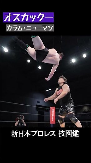 【新日本プロレス 技図鑑】オスカッター / カラム・ニューマン #shorts