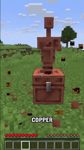 how to make a copper golem in minecraft #minecraft