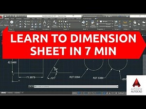 #9) How To Dimension Your Sheet in AutoCAD (Master Dimension Command in 7 Min)