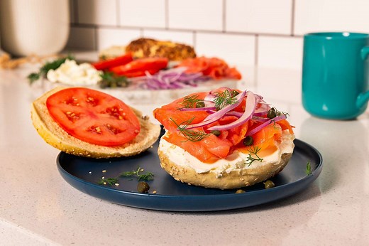 Make the Best Lox Bagel Sandwich
