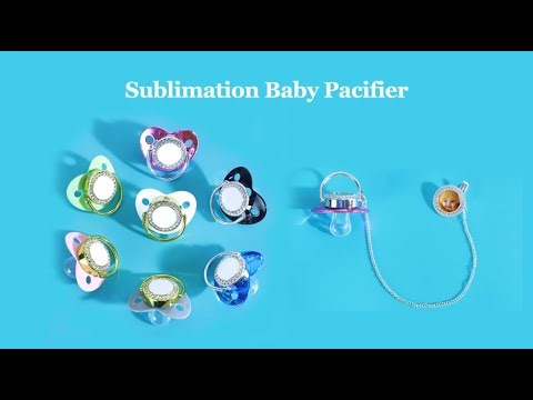 How to Make Sublimation Baby Pacifier | Sublimation tutorial