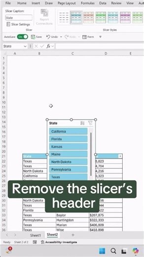 How to create an interactive map chart in excel #reels #excel