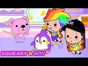 Squeaky & Roy | The magical butterfly clips 🦋 Cartoons and videos for kids #magic #cartoonsforkids