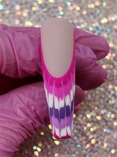 Tie Dye Frenchie Nail Tutorial