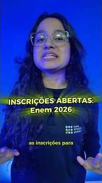 Check out the step-by-step guide on how to register for Enem 2026