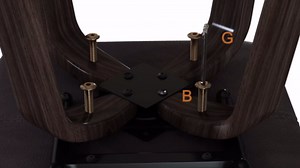 Swivel Bar Stools Set of 2, Counter Height, Wooden Frame, PU Leather Cushions, Beige