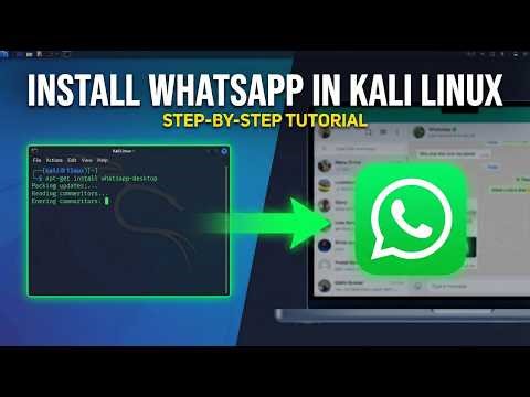 Install WhatsApp in Kali Linux Easily 🔥 | Complete Tutorial 2026