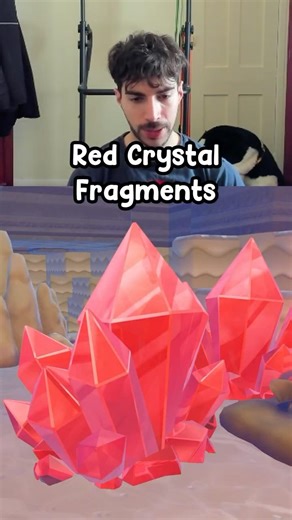 Red Crystal Fragments are so pretty