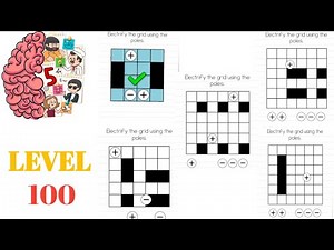 Brain Test 5 Level 100 Gameplay – Full Walkthrough & Answers | Electrify the grid using the poles