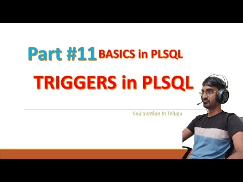 TRIGGERS in PLSQL | Stored Procedures | Part#11 | PLSQL Tutorial in Telugu