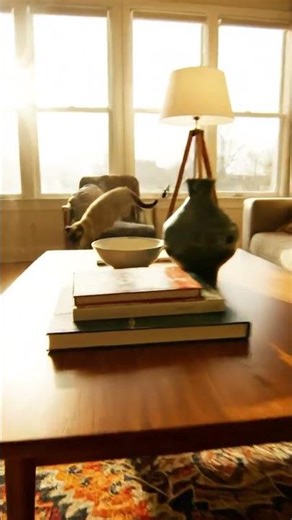 POV: Cat’s Epic Parkour Through the Living Room 🫣