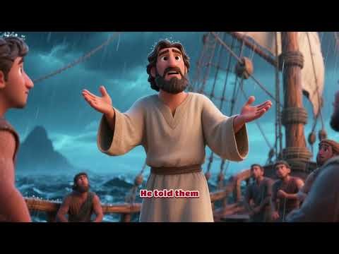 Jonah and the Big Fish | Bible Story for Kids | Bubble Pearl Kids TV