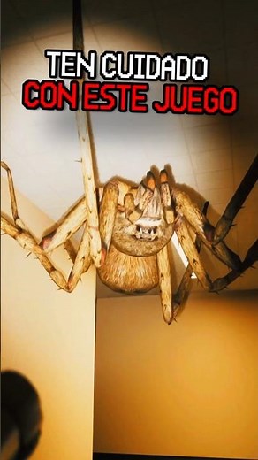 THIS GAME GAVE ME ARACHOPHOBIA... 💀 HUNTSMAN SPIDER HORROR GAME #horror #shorts #roblox