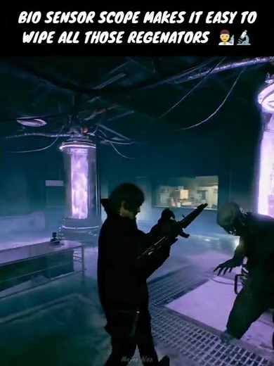 The Bio Sensor Scope Makes it Easy to wipe all those regenarators 🗿🔥 #shorts #residentevil4 #re4