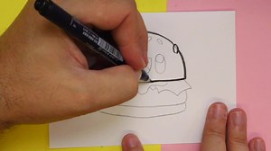 Hola bocetero Para nuestro video de hoy dibujaremos una linda hamburguesa kawaii. Puedes ver que dibujar comida al estilo kawaii puede ser muy divertido y fácil. | 365 Bocetos