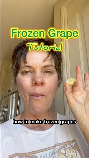 Frozen Grapes Recipe (No Added Sugar) 🍇 #healthysnacks