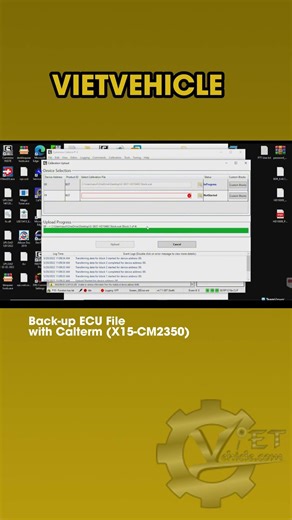 Back-up ECU File with Calterm (X15-CM2350) | VIETVehicle
