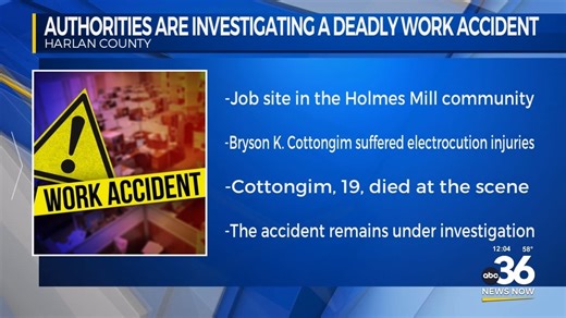 19-year-old worker killed in Harlan County electrocution accident - WTVQ