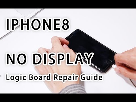 How to Fix iPhone 8 No Display Black Screen Problem | Motherboard Repair