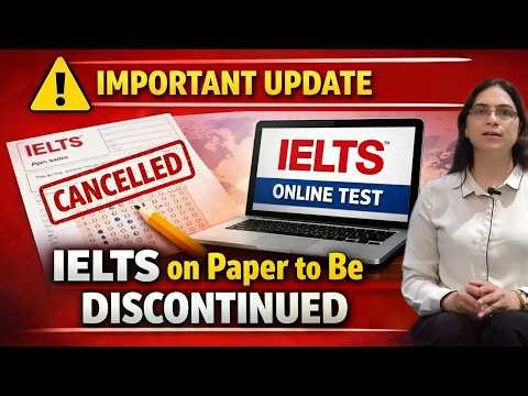 IELTS Big Update 2026 | IELTS Paper Based Test Ending 2026 | IELTS Computer Based Test Update