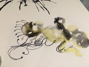 Ink Biomorphic form
