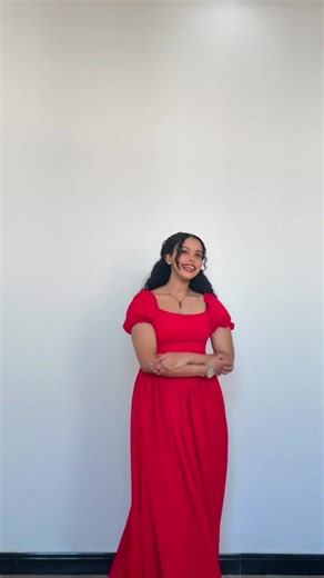 Stunning Red Dress Fashion Showcase