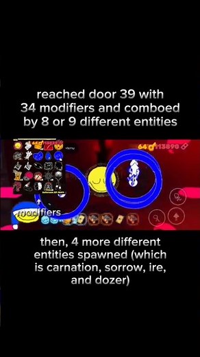 roblox grace - reached door 39 with 34 modifiers and comboed by 8 or 9 entities