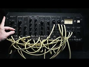 Generative August part 3: Korg MS-50 modular patch. #korgms50