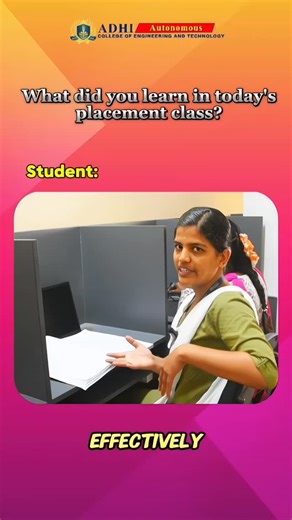Adhi College of Engineering and Technology on Instagram: "Today’s Learning Update Our Java training has progressed to Advanced Java, with a strong focus on string-based recursion problems. From fundamentals to advanced logic building, these sessions are enhancing problem-solving skills and boosting confidence for campus interviews. #viral #adhicollege #trendingreels #engineering #student"