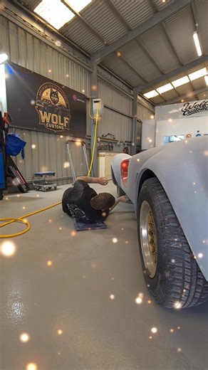 Big week at the shop for myself. Between quoting and paperwork I got this thing into colour. Those curves compliment that colour so well. Now for stripes and a flow coat 👌 | Wolf Customs