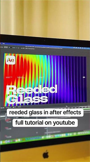 Create this Reeded Glass effect in After Effects!
