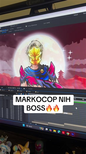 Yang tau absen duluu🔥 #markocop #animasilogo #introvideo #logodesign #gamingintro
