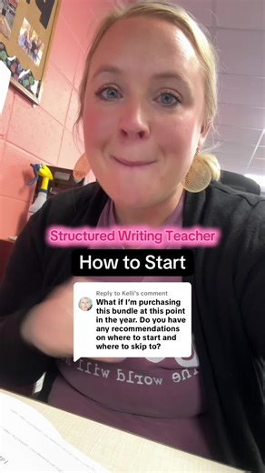 Replying to @Kelli I would personally skip figurative language. Move to vivid imagery and show don’t tell, if you have time. #elateacher #middleschoolteacher @Structured Writing Teacher