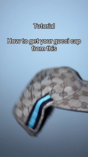 Gucci Cap Transformation Tutorial