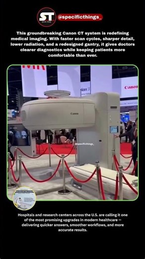 This New CT Scanner Is Changing Hospitals Forever . #facts #technology #ctscan #viralshorts #usatech