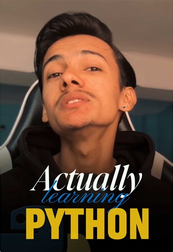 Starting python from basics is too easy if you learn in a structured way. Make sure to stick with the episodes to learn python in a structured way. #python #learning #coding #programming #education