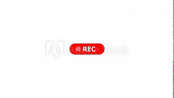 Recording, Screen Recording, VHS Overlay Animation, Transparent Alpha Channel, 4K